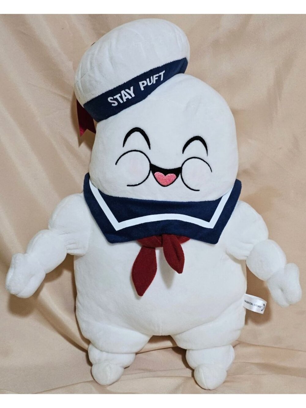 Ghostbusters Stay Puft Marshmallow Man 16" HugMe Kidrobot Vibrating Plush Toy